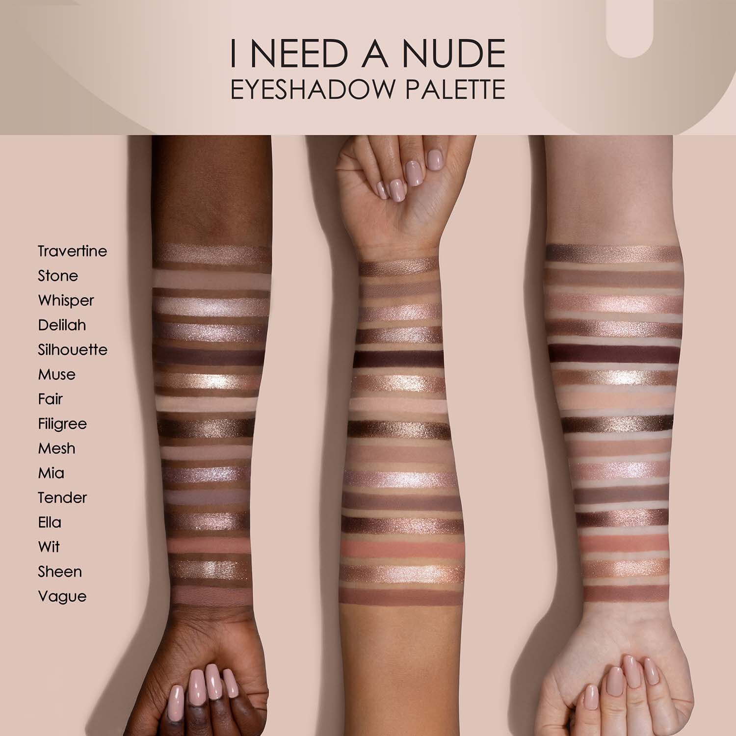 Natasha Denona I Need A Nude Palette Palette Di Ombretti Sephora