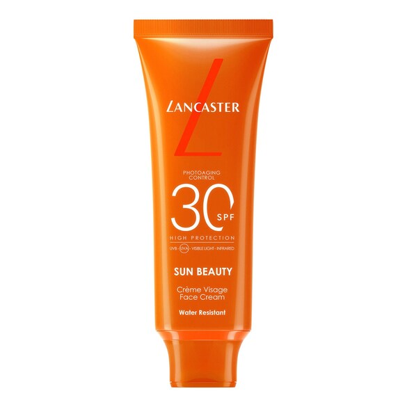 SUN BEAUTY FACE CREAM SPF 30 - Crema solare per il viso, LANCASTER