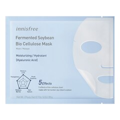 Maschera di soia fermentata in bio-cellulosa - Idratante all'acido ialuronico, INNISFREE