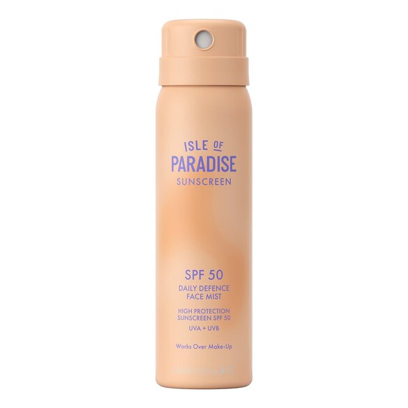 Sunscreen SPF 50 Face Mist - Spray protettivo per il viso SPF50, ISLE OF PARADISE