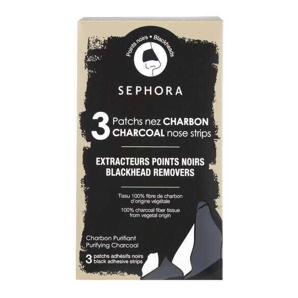 Kit di 3 patch naso carbone - Rimuovi punti neri, SEPHORA COLLECTION