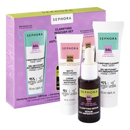 Kit di trattamenti anti-impefezioni - mini gel + mini siero + mini idratante
