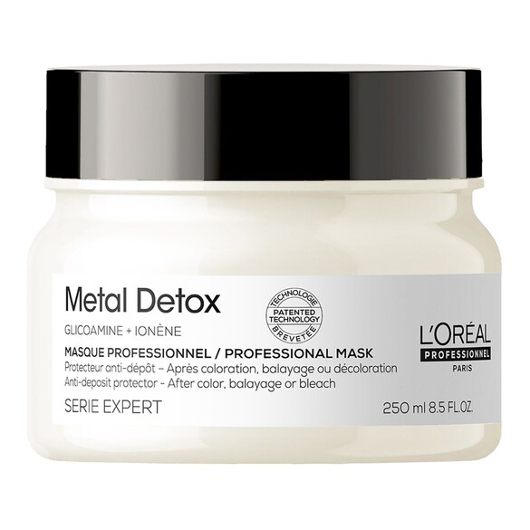 Metal Detox - Maschera per capelli danneggiati e brillantezza intensa, L'Oréal Professionnel