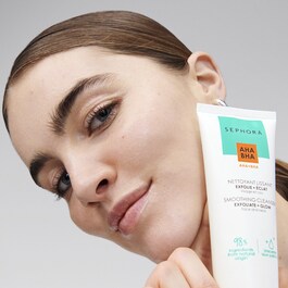 Detergente levigante esfoliante AHA+BHA - Gel detergente viso e collo