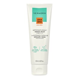 Detergente levigante esfoliante AHA+BHA - Gel detergente viso e collo