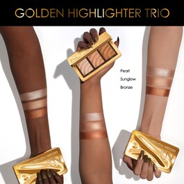 Golden Highlighter Trio - Palette illuminante ibrida multiuso