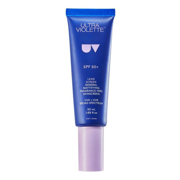 Lean Screen SPF50+ - Crema solare minerale opacizzante, ULTRA VIOLETTE