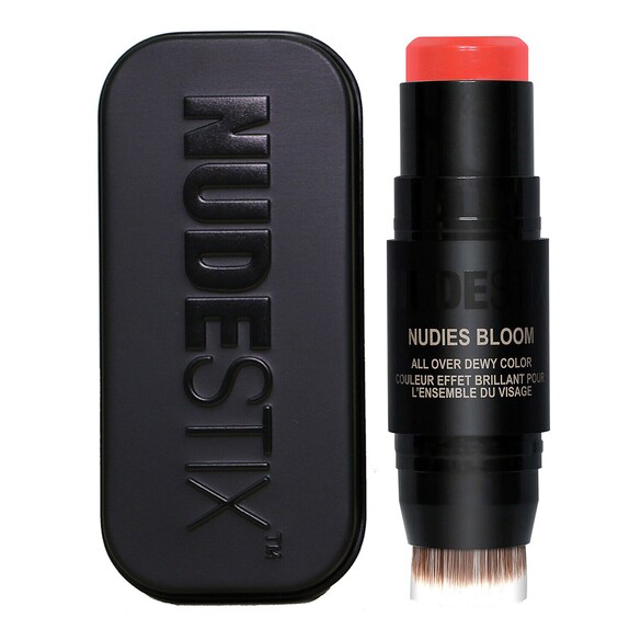 Nudies Bloom All-Over Dewy Color - Stick per occhi, guance e labbra, NUDESTIX