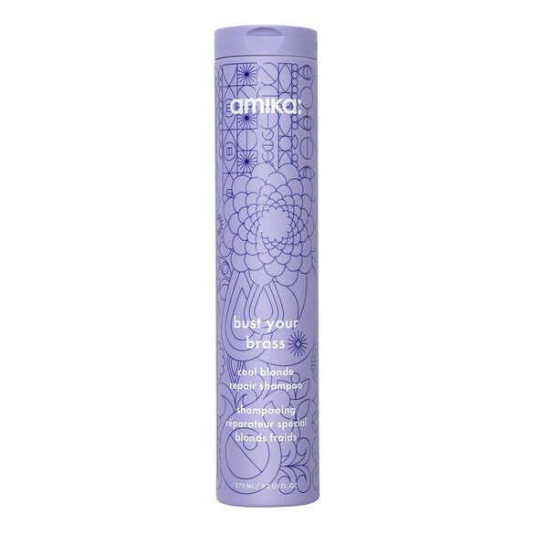 Bust Your Brass Cool Blonde - Shampoo con effetto anti-giallo, AMIKA