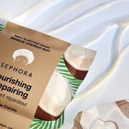 Maschera per capelli - Trattamento notturno in crema + cuffia
