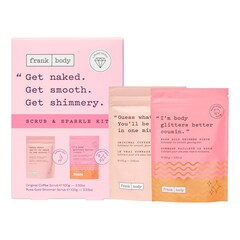 Scrub & Sparkle Kit - Set per il corpo Formato Viaggio, FRANK BODY