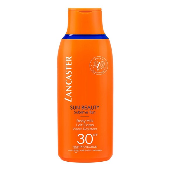 SUN BEAUTY BODY MILK SPF 30 - Crema solare per il corpo, LANCASTER