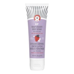 KP Body Scrub Strawberry - Scrub corpo morbidezza istantanea AHA alla fragola, FIRST AID BEAUTY