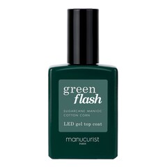 Smalto Green Flash - Smalto semipermanente Top Coat, MANUCURIST