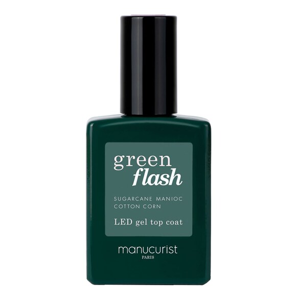 Smalto Green Flash - Smalto semipermanente Top Coat, MANUCURIST