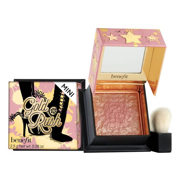Mini Gold Rush Blush Illuminante Rosa Dorato Di Benefit Cosmetics Sephora