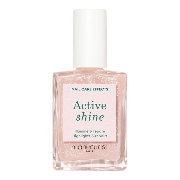 Active Shine - Smalto trattante colorato per unghie, MANUCURIST
