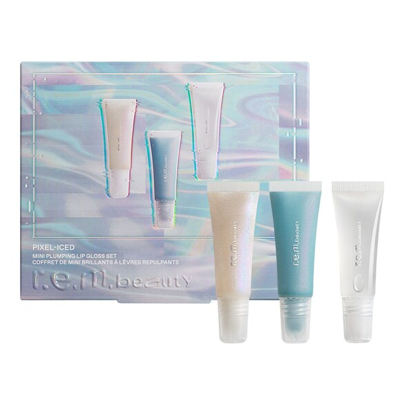 Pixel-Iced - Cofanetto di mini lucidalabbra rimpolpanti, REM BEAUTY
