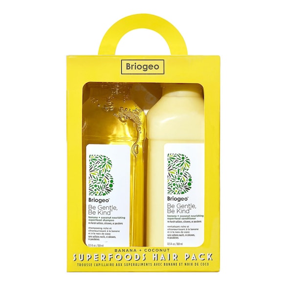 Superfoods - Set per capelli alla banana e cocco per capelli secchi, BRIOGEO