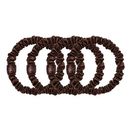 scrunchies in pura seta skinny - 4 scrunchies