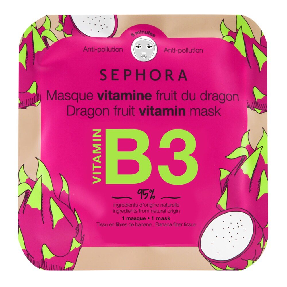 Maschera vitaminica viso - Maschera viso in tessuto
