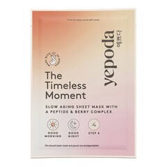 The Timeless Moment – Maschera in tessuto Slow Agining con peptidi e bacche, YEPODA