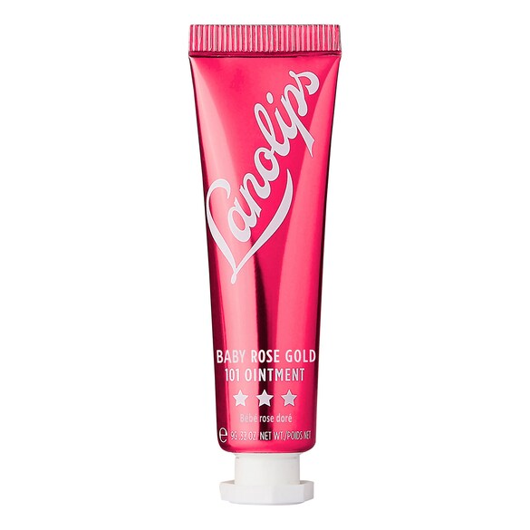 Bébé Rose Doré - Balsamo per labbra e guance Formato Viaggio, LANOLIPS