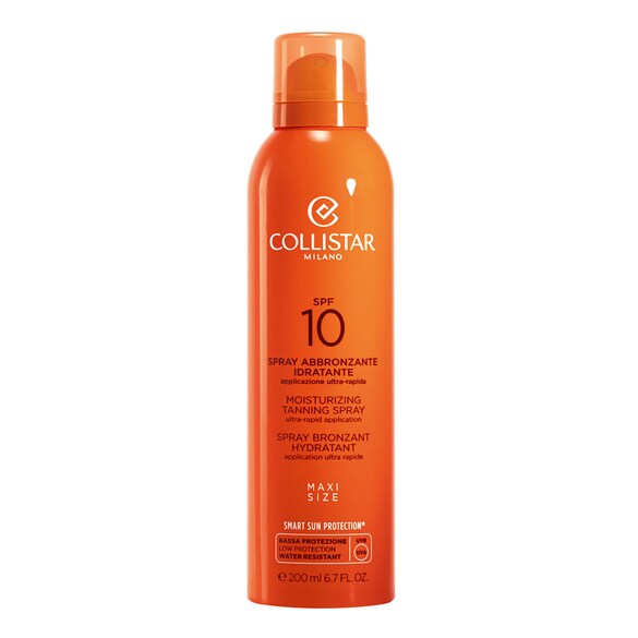 Spray Abbronzante Idratante Applicazione Ultra-Rapida Bassa 10, COLLISTAR