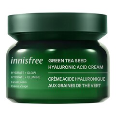 Crema con acido ialuronico ai semi di tè verde - Crema idratante viso, INNISFREE