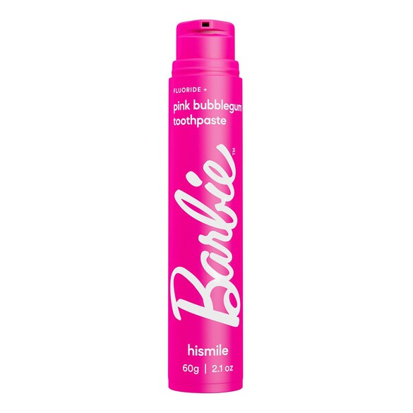 Fluoride+ - Dentifricio Bubblegum Rosa Barbie, HISMILE