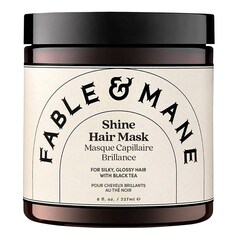 Maschera illuminante per capelli - Al tè nero, FABLE & MANE