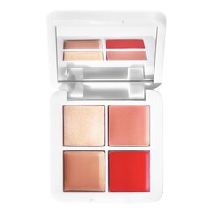 Lip2cheek Glow Quad - Palette per labbra, guance e illuminanti Formato Viaggio, RMS BEAUTY