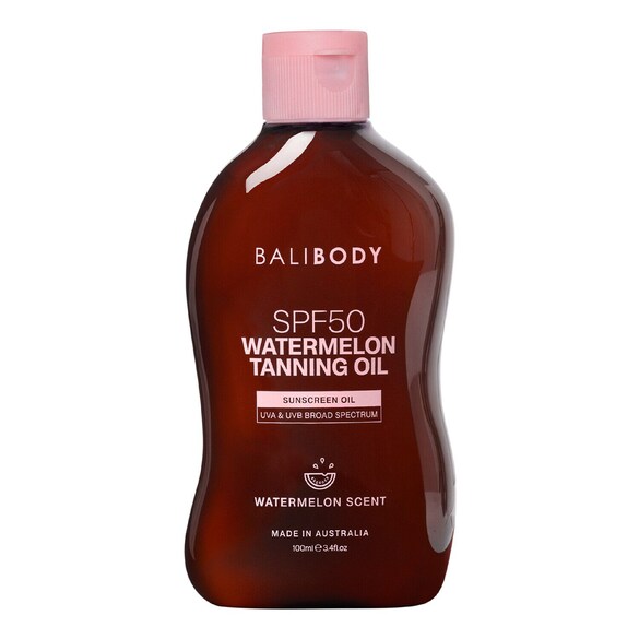 Watermelon Tanning Oil SPF 50 - Olio Abbronzante Protettivo, BALI BODY