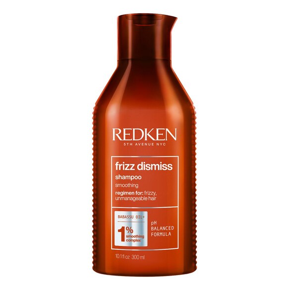 Frizz Dismiss - Shampoo per capelli da normali a crespi, combatte il crespo, REDKEN