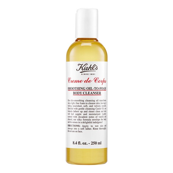 Smoothing Oil-to-foam Body Cleanser - Olio Corpo Detergente , KIEHL'S SINCE 1851