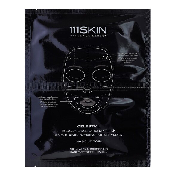 Celestial Black Diamond Mask - Maschera viso rassodante effetto lifting, 111SKIN