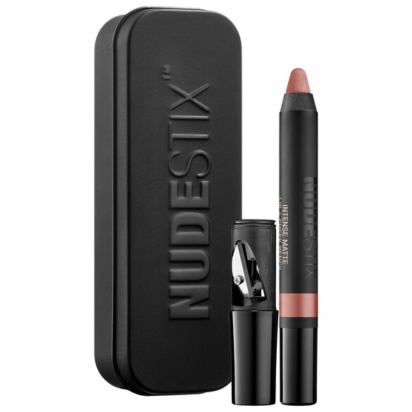 Intense matte lip and cheek pencil - Matita mat labbra e guance, NUDESTIX