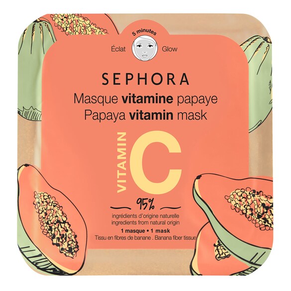 Maschera vitaminica viso - Maschera viso in tessuto , SEPHORA COLLECTION