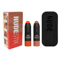 Sunkissed Peach Blush and Bronze 2-Piece Kit - Cofanetto make-up viso, NUDESTIX