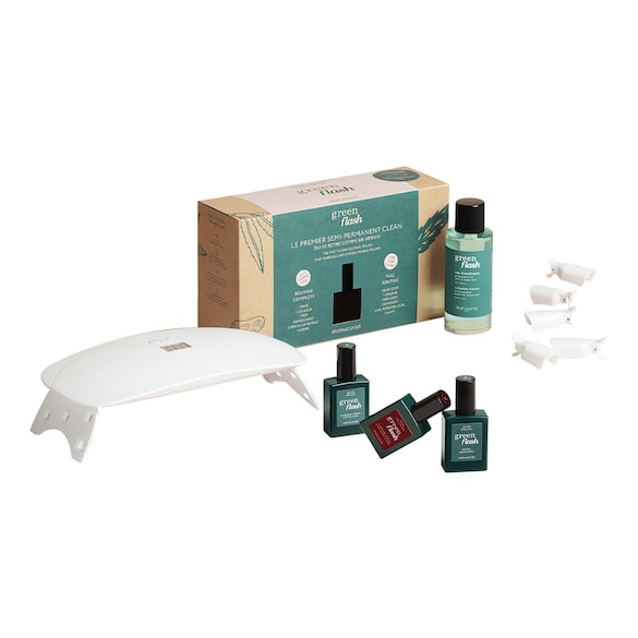 Kit essenziale Green Flash Poppy Red - Kit di smalti, MANUCURIST