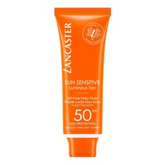 Sun Sensitive - Latte Solare Fluido Viso Privo Di Oli SPF 50, LANCASTER