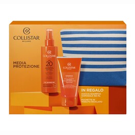 LATTE SPRAY ABBRONZANTE IDRATANTE VISO-CORPO SPF 20 - Cofanetto Corpo