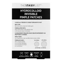 Hydrocolloid Invisible Pimple Patches - Patch anti-impurità, THE INKEY LIST