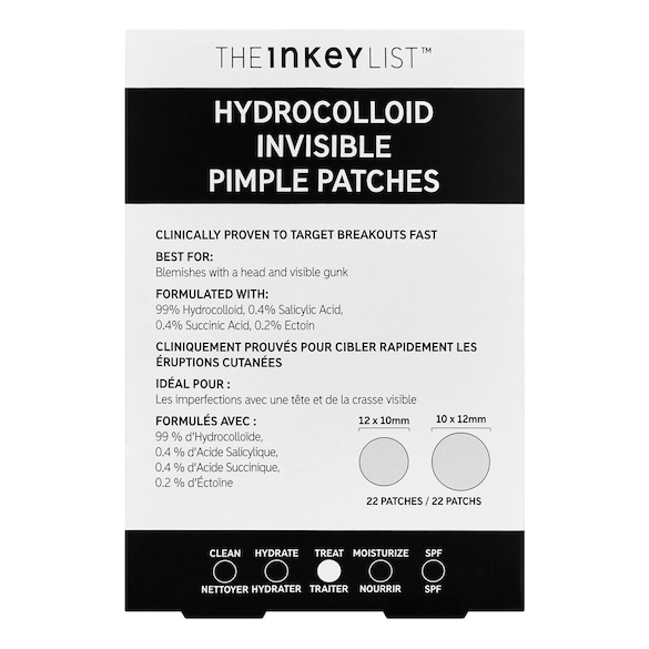 Hydrocolloid Invisible Pimple Patches - Patch anti-impurità, THE INKEY LIST