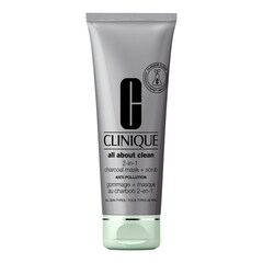All About Clean - Scrub + Maschera al Carbone 2-in-1, CLINIQUE