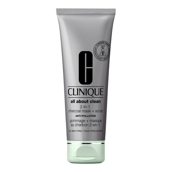 All About Clean - Scrub + Maschera al Carbone 2-in-1, CLINIQUE
