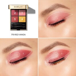 OMBRES G RED ORCHID - Palette Ombretti 4 colori