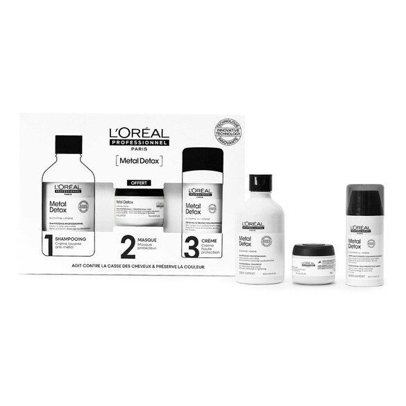 Metal Detox Coffret - Cofanetto per capelli, L'Oréal Professionnel