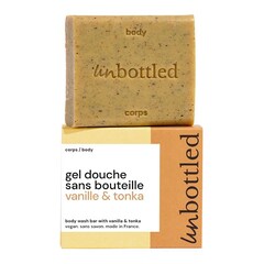 Gel doccia senza flacone vaniglia e tonka - Sapone con pH neutro, UNBOTTLED