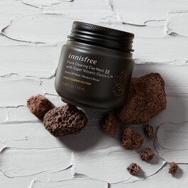 Maschera all'argilla per la riduzione dei pori - Super Volcanic Rocks ™
